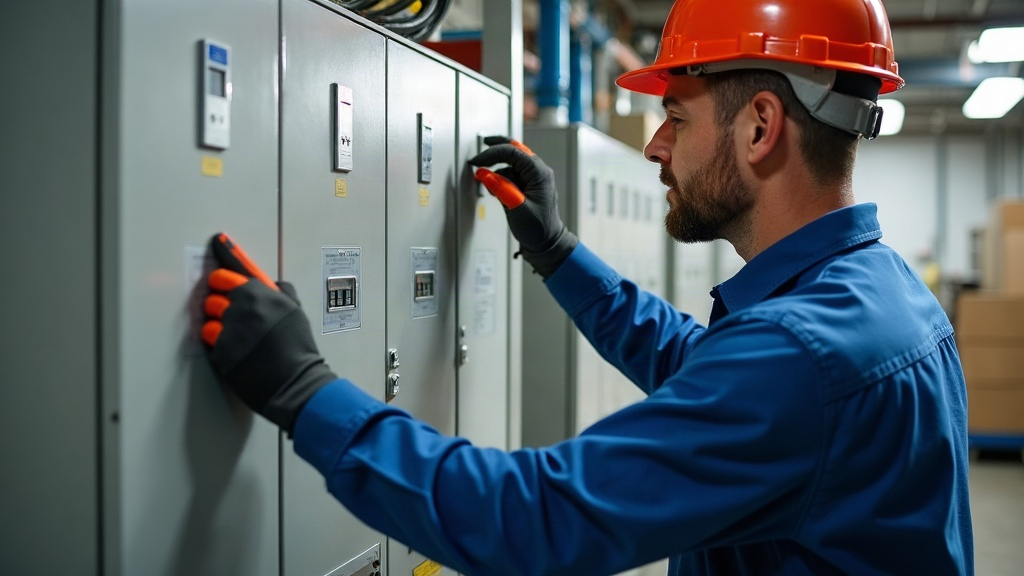 Upgraded residential electrical panel installation